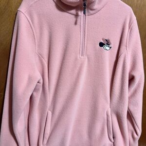 Women’s Disney Minnie Mouse Pink Fleece Pullover